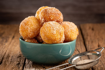 Bolinho de chuva na airfryer