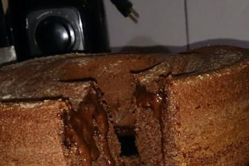 Bolo de chocolate cremoso