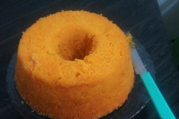 Receita de Bolo de Fubá sem Ovo e sem Leite - silvanahelena