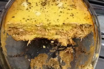 Torta de milho com frango