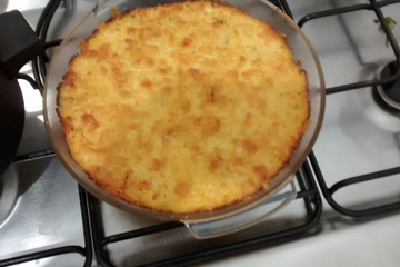 Frango com creme de milho