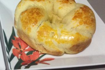 Pão de batata baroa da tia Zizi