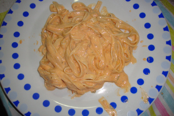 Macarrão ao creme de leite