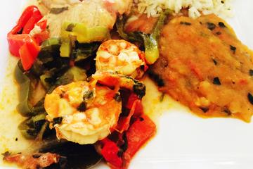 Moqueca de peixe e camarão