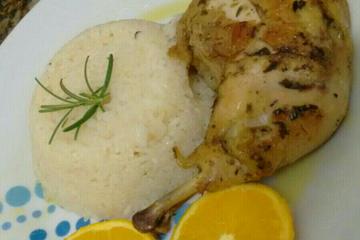 Frango Assado com Laranja