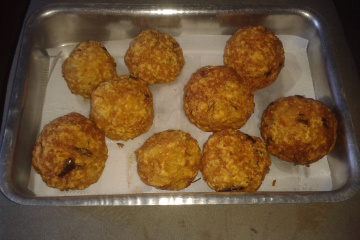 Bolinho de arroz simples da Valéria