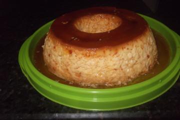 Pudim de leite condensado com creme de leite