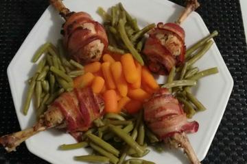 Coxa de frango assada na cerveja