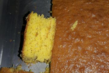 Bolo de milho com fubá