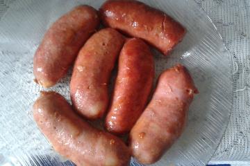 Linguiça de churrasco na panela de pressão