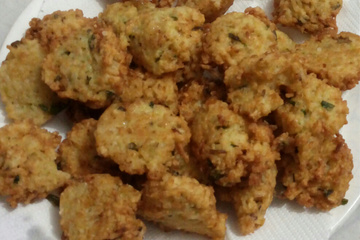 Bolinho de arroz simples da Valéria