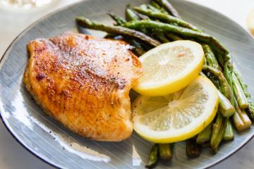 Filé de peixe na airfryer