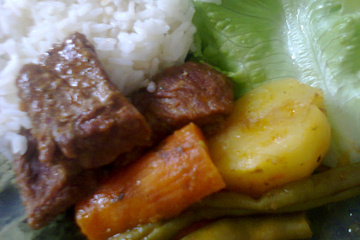 Picadinho de carne com legumes fácil