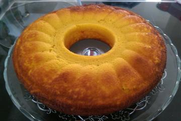 Bolo de cenoura com limão