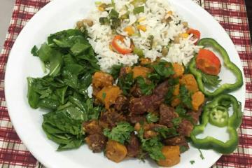 Carne seca com abóbora