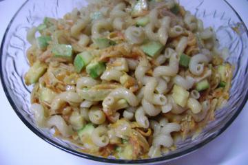 Rigatoni com legumes