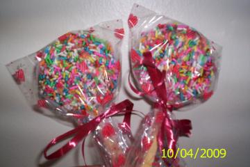Pirulitos de biscoito