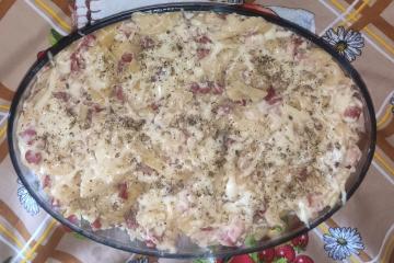 Penne ao bacon 