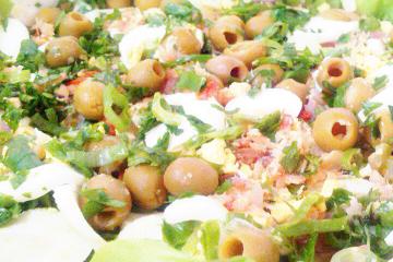 Salada de bacalhau à portuguesa