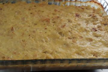 Peito de frango com creme de milho