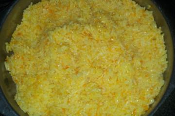 Arroz refogado simples