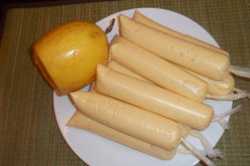 Chup-Chup de mousse de maracujá