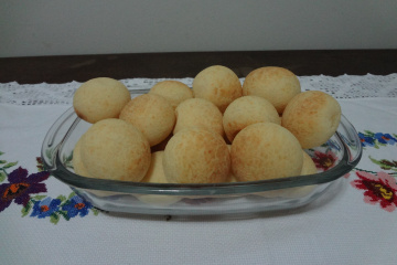 Pão de queijo especial com polvilho e fécula