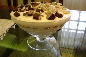 Creme de limão com Bis