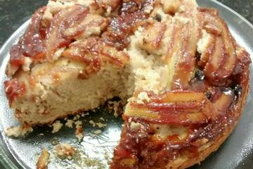 Torta de banana no liquidificador