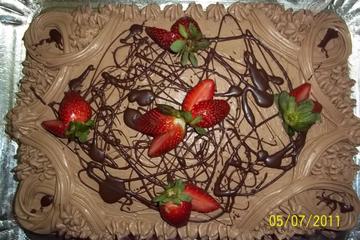 bolo trufado de chocolate da Mi
