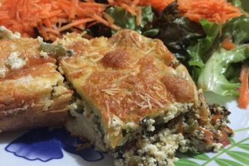 Deliciosa torta de espinafre e ricota