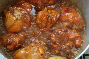 Frango no açúcar - frango dourado
