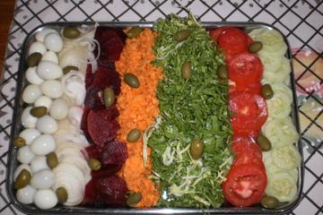 Salada de verão colorida