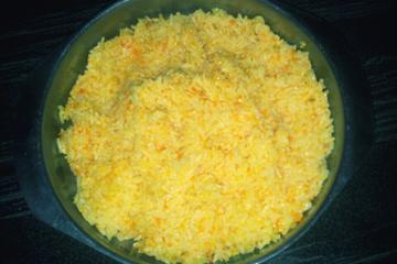 Arroz refogado simples