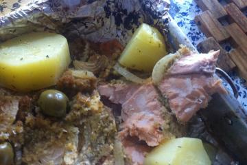 Salmão no forno