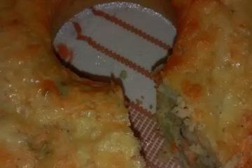 Torta de cenoura e ervilha
