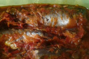 Sardinha na panela de pressão (igual as de lata do mercado)