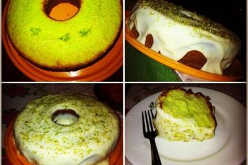 Bolo verde de limão