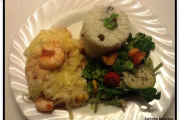 Escondidinho de camarão