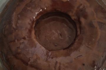 Bolo de chocolate de liquidificador