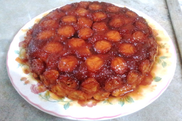 Torta de banana caramelizada
