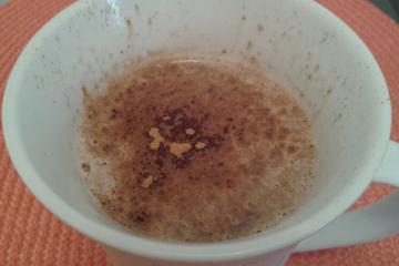 Queimadinha de leite com canela