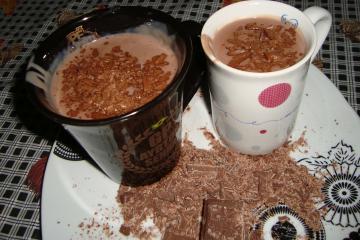 Chocolate Quente bem achocolatado