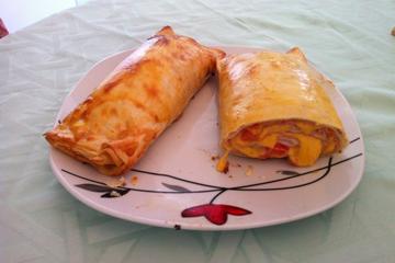 Rocambole de massa de Pastel