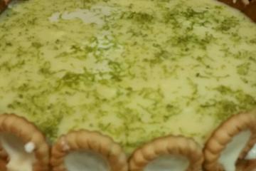 Torta de limão com chocolate branco