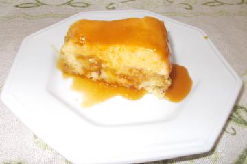 Bolo pudim de laranja