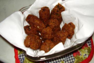 Quibe frito da Tia Line