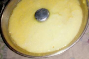 Angu doce prático e gostoso