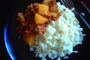 Carne moída na panela de pressão