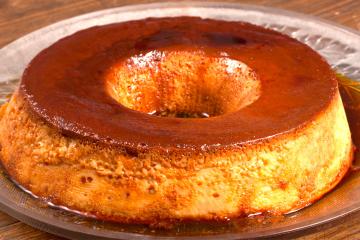 Pudim de leite em pó na airfryer